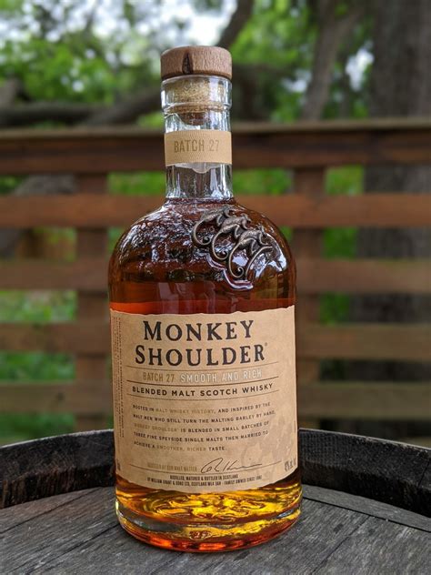 monkey shoulder whiskey.